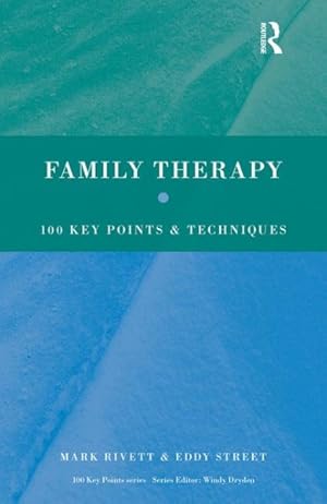 Seller image for Family Therapy : 100 Key Points and Techniques for sale by GreatBookPricesUK