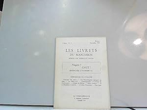 Bild des Verkufers fr Les livrets de Mandarin, n9 novembre 1958 zum Verkauf von JLG_livres anciens et modernes