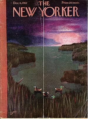 Imagen del vendedor de The New Yorker (Magazine): December 6, 1952 a la venta por Dorley House Books, Inc.