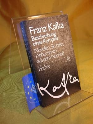 Image du vendeur pour Franz Kafka - Beschreibung eines Kampfes. Novellen, Skizzen, Aphorismen. Aus dem Nachlass. Band 5. Gesammelte Werke in 7 Bnden. Hrsg. v. Max Brod mis en vente par Gabis Bcherlager