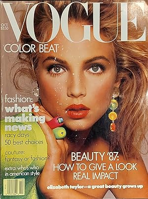 Bild des Verkufers fr Vogue Magazine, October 1987, Georgia O'keeffe zum Verkauf von Mister-Seekers Bookstore