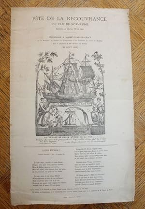 Fête de la Recouvrance du Païs de Normandie instituée par Charles VII en 1450.