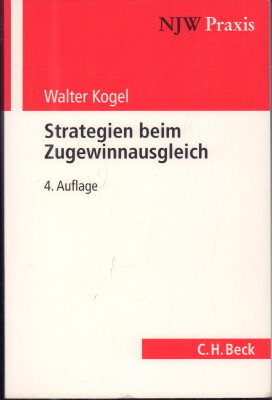 Seller image for Strategien beim Zugewinnausgleich. for sale by Antiquariat Jenischek