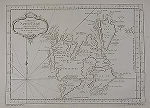 Carte du Spits-Berg suivant les Hollandois. Pour servir à l'Histoire Générale des Voyages. Par M....