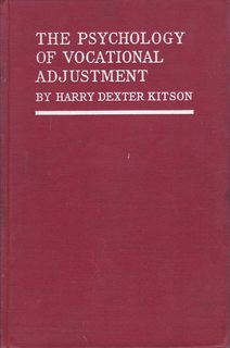 Seller image for The Psychology of Vocational Adjustment (Original Printing) for sale by Never Too Many Books