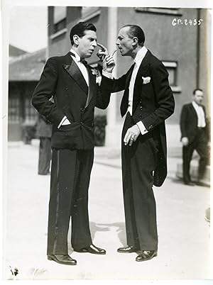 "SAINT-GRANIER et René KOVAL" Photo originale PARAMOUNT n° GP. 2435 (1931) prise aux Studios de S...