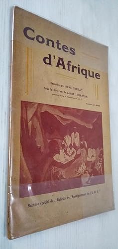 Contes d'Afrique - Numéro spécial du Bulletin de l'Enseignement de l'A.O.F.