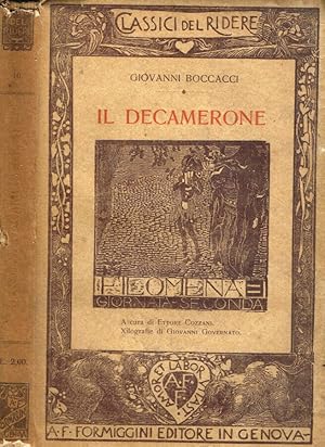 Seller image for Il decamerone Filomena-Giornata seconda for sale by Biblioteca di Babele