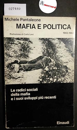 Pantaleone Michele, Mafia e politica, Einaudi, 1963