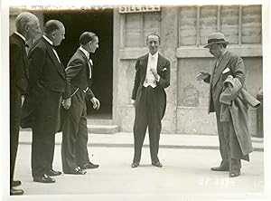 "René KOVAL et Georges RIP" Photo originale PARAMOUNT n° GP. 2374 (1931) prise aux Studios de Sai...