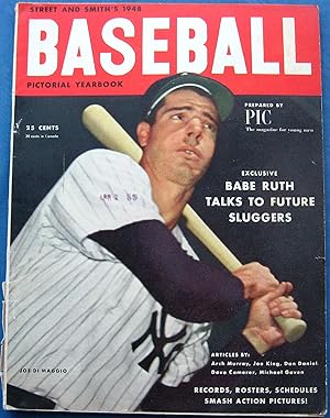 STREET AND SMITH'S 1948 BASEBALL PICTORIAL YEARBOOK - JOE DIMAGGIO COVER