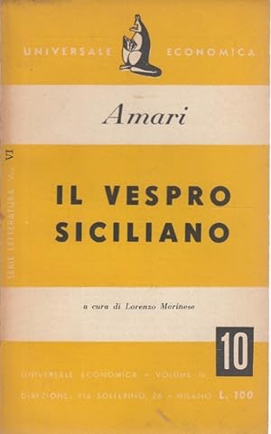 Bild des Verkufers fr Il vespro siciliano zum Verkauf von Librodifaccia