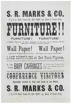 S.R. Marks & Co. Furniture!!