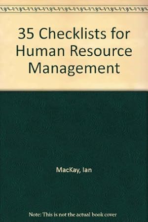 Seller image for 35 Checklists for Human Resource Management for sale by WeBuyBooks