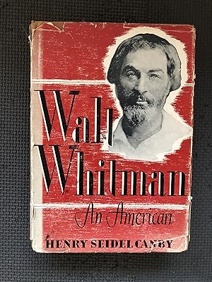 Image du vendeur pour Walt Whitman; An Amaerican mis en vente par Cragsmoor Books