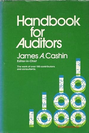 Imagen del vendedor de Handbook for Auditors. a la venta por Antiquariat Hohmann