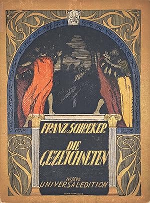 Image du vendeur pour Die Gezeichneten. Oper in 3 Aufzgen. Klavierauszug mit Text von Walther Gmeindl. mis en vente par Musik-Antiquariat Heiner Rekeszus