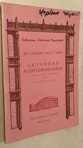Seller image for Seleccion de Leyendas Puertorriquenas for sale by Once Upon A Time