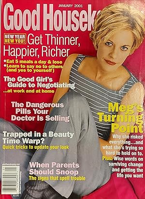 Good Housekeeping Magazine Vol.232, No.1, Nov 2001, Meg Ryan