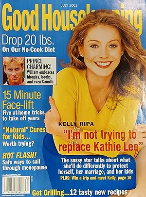 Good Housekeeping Magazine Vol.233, No.1, July 2001, Kelly Ripa