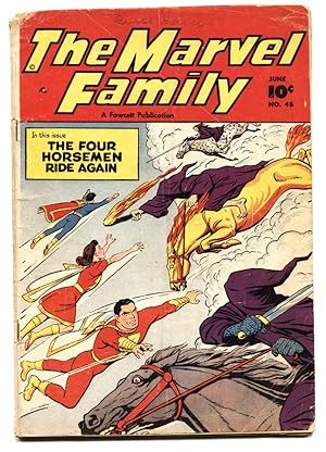 Marvel Family #48 1950- Golden-Age Superhero comic book