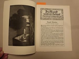 Bild des Verkufers fr August Wondra. In: Die Kunst unserer Heimat - Mitteilungen der Vereinigung zur Frderung der Knste in Hessen und im Rhein - Main - Gebiet. 5. Jahrgang, Heft 5. zum Verkauf von Krull GmbH