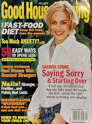 Good Housekeeping Magazine Vol.237, No.1, July 2003, Sharon Stone