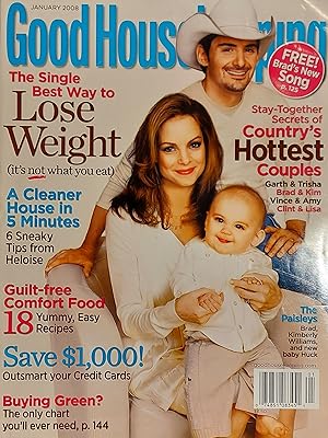 Good Housekeeping Magazine Vol.246, No.1, Jan 2008, Brad Paisley