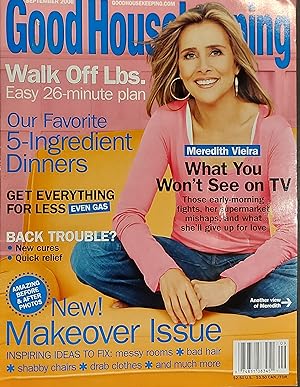 Good Housekeeping Magazine Vol.243, No.3, Sept 2006, Merdith Vieira