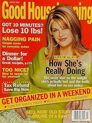 Good Housekeeping Magazine Vol.240, No.3, March 2005, Kristie Alley