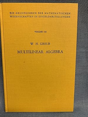 Seller image for Multilinear Algebra for sale by Bryn Mawr Bookstore