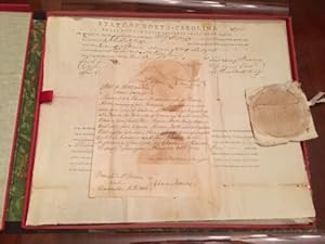 United States Constitution SIGNER, Richard D. Spaight, North Carolina Governor, 1795 Land Grant