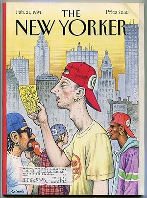 Immagine del venditore per The New Yorker - Vol. LXX, No. 1, February 21, 1994 venduto da Between the Covers-Rare Books, Inc. ABAA