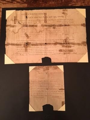 1778 North Carolina Duplin County Land Grant, SIGNED by Richard Caswell, 1st Governor of North Ca...