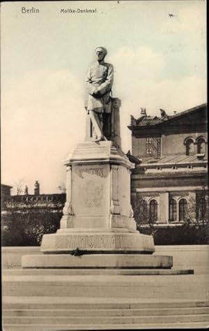 Ansichtskarte / Postkarte Berlin Tiergarten, Moltke Denkmal