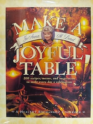 Imagen del vendedor de Make a Joyful Table a la venta por The Book House, Inc.  - St. Louis