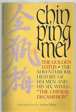 Bild des Verkufers fr Chin Ping Mei - the golden lotus zum Verkauf von Turn The Page Books