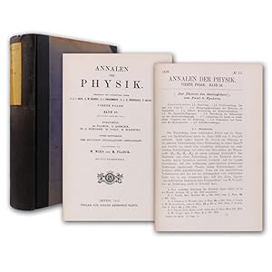 Image du vendeur pour Zur Theorie des Starkeffektes. SS. 489-520. In: Annalen der Physik. Vierte Folge. Band 50. mis en vente par Antiquariat Gerhard Gruber