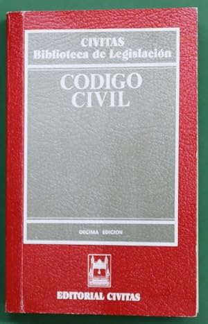 Imagen del vendedor de Cdigo civil a la venta por Librera Alonso Quijano