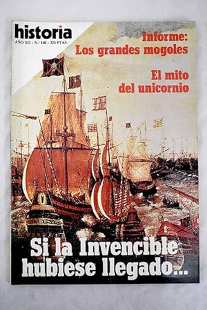 Imagen del vendedor de Historia 16, Ao 1987, n 140:: Catalua en la guerra civil: poltica antiautonmica del Gobierno central; El servicio militar en la Espaa del siglo XIX: una epidemia de los tiempos contemporneos; Si la Invencible hubiese desembarcado.; Los grandes mogoles: Imperio en la India (1526-1858); Los grandes mogoles: la literatura mogol; Los grandes mogoles: mecenazgo cientfico. Los observatorios astronmicos; La matanza de Oradour a la venta por Alcan Libros