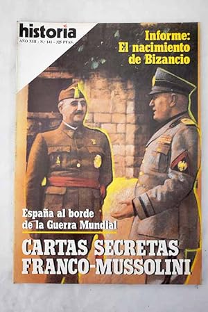 Image du vendeur pour Historia 16, Ao 1988, n 141:: Franco no fue neutral; Alfonso XIII busca novia; Espaa, expoliada; Manuel Sueiro, espa en Flandes; El nacimiento de Bizancio: un siglo turbulento; El nacimiento de Bizancio: de colonia a capital; El nacimiento de Bizancio: cultura griega y cristianismo mis en vente par Alcan Libros