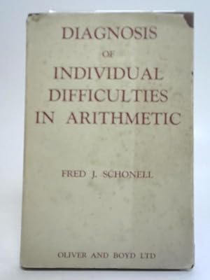Seller image for Diagnosis of Individual Difficulties in Arithmetic for sale by World of Rare Books