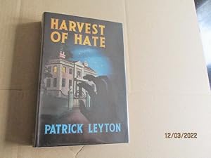 Bild des Verkufers fr Harvest Of Hate First Edition Hardback in Dustjacket zum Verkauf von Alan White Fine Books