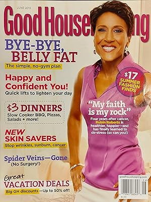 Good Housekeeping Magazine Vol.254, No.6, June 2012, Robin Roberts