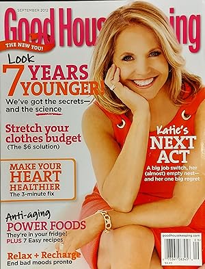 Good Housekeeping Magazine Vol.255, No.3, September 2012, Katie Couric