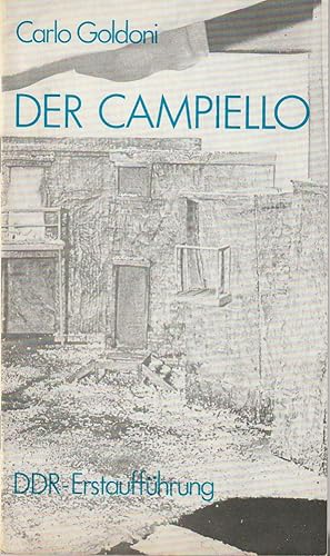 Seller image for Programmheft Carlo Goldoni DER CAMPIELLO Premiere 9. Dezember 1976 Spielzeit 1976 / 77 for sale by Programmhefte24 Schauspiel und Musiktheater der letzten 150 Jahre