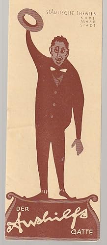 Bild des Verk�ufers f�r Programmheft Lenz / Hansen DER AUSHILFSGATTE Theater Karl-Marx Stadt 1958 zum Verkauf von Programmhefte24 Schauspiel und Musiktheater der letzten 150 Jahre