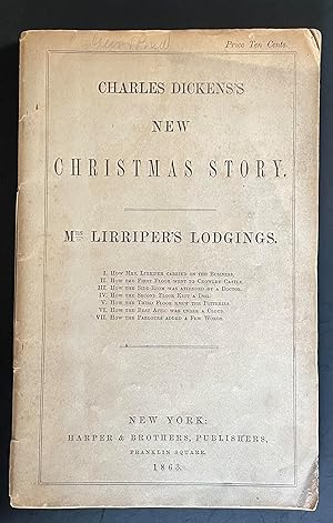 Seller image for Mrs. Lirriper's Lodgings [Charles Dickens's New Christmas Story] for sale by Allington Antiquarian Books, LLC (IOBA)