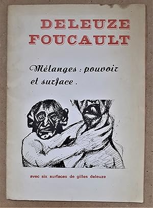 Seller image for MELANGES: POUVOIR ET SURFACE for sale by GUEIT (Jean-Paul)