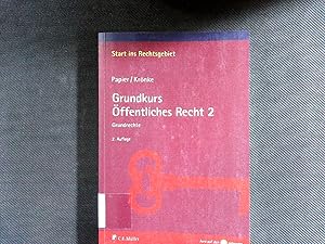 Seller image for Grundkurs ffentliches Recht 2: Grundrechte. ( Start ins Rechtsgebiet Jura auf den [Punkt] gebracht). Grundrechte for sale by Antiquariat Bookfarm
